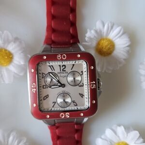 Invicta Angel  Ladies watch. ***RED